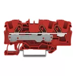 3-przewodowa złączka przelotowa 6 mm², żółty