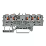 Złączka przelotowa, 5-przewodowa z przyciskami 1,5 mm²