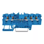 Złączka przelotowa, 5-przewodowa z przyciskami 1,5 mm²