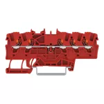 Złączka przelotowa, 5-przewodowa z przyciskami 1,5 mm²