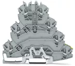 Złączka czteropiętrowa do silników elektrycznych, szara 2002-4157