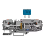 Złączka bezpiecznikowa 2-przewodowa do płaskich bezpieczników samochodowych, szary 2206-1681/1000-413