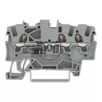 Złączka do zabudowy elementów 3-przewodowe, szara 2001-1311/1000-410