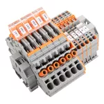 Blok zaciskowy do przekł. prądowych DEW 21 do podłączania przekładnika prądowego