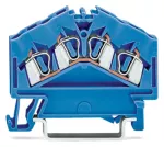 4-przewodowa złączka przelotowa 2,5 mm², niebieska 280-656