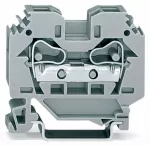 2-przewodowa złączka przelotowa 10 mm², szara 284-101