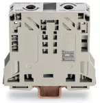 2-przewodowa złączka przelotowa 50mm², jasnoszara