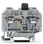 2-przewodowa złączka bezpiecznikowa szara 282-128/281-417