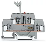Złączka do zabudowy elementów 2-piętrowe, szara 281-634/281-434