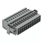 Wtyk 1-przewodowy CAGE CLAMP®, szara 769-612/004-000