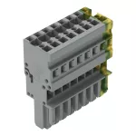 1-przewodowe gniazdo CAGE CLAMP®, szary/żółto-zielony 769-108/000-036