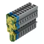 1-przewodowe gniazdo CAGE CLAMP®, żłt-ziel./niebieski/szary 769-110/000-039