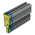 1-przewodowe gniazdo CAGE CLAMP®, żłt-ziel./niebieski/szary 769-113/000-039