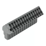 1-przewodowe gniazdo, kątowe CAGE CLAMP®, szara 769-115/022-000