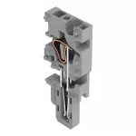 Moduł wewnętrzny 1-przewodowe gniazdo CAGE CLAMP®, szara