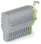 1-przewodowe gniazdo Push-in CAGE CLAMP®, szary/żółto-zielony 2020-114/000-036