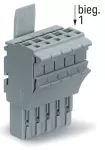 1-przewodowe gniazdo Push-in CAGE CLAMP®, szara 2022-105/123-000