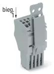 1-przewodowe gniazdo Push-in CAGE CLAMP®, szara 2020-106/143-000