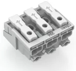 Złączka zasilająca przyciski: od strony zewn., biała 294-4003