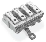 Złączka zasilająca przyciski: od strony zewn., biała 294-4414