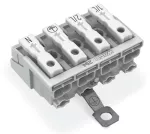 Złączka zasilająca przyciski: od strony zewn., biała 294-4424