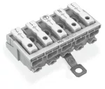 Złączka zasilająca przyciski: od strony zewn., biała 294-4455