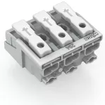 Złączka zasilająca przyciski: od strony zewn., biała 294-5003