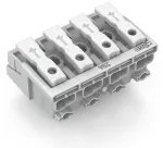 Złączka zasilająca przyciski: od strony zewn., biała 294-5004