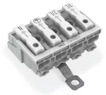 Złączka zasilająca przyciski: od strony zewn., biała 294-5424