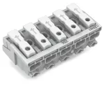 Złączka zasilająca przyciski: od strony zewn., biała 294-5005