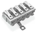 Złączka zasilająca przyciski: od strony zewn., biała 294-5415