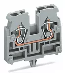 Złączka 2-przewodowa bez przycisków, pomarańczowa 869-316