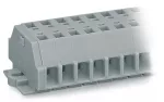 2-przewodowa listwa zaciskowa 5-bieg., szara 261-105