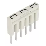 Mostek do połączeń typu trójkąt z izolacją 1-2 3-4 5-6, jasnoszary 2001-406/020-000