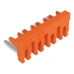 Mostek do zwierania łączników uchylnych z izolacją 4-tor., pomarańczowy 2007-8444