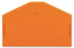 Ścianka końcowa/wewnętrzna gr. 2,5 mm, pomarańczowa 280-313