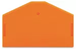 Ścianka końcowa/wewnętrzna gr. 2,5 mm, pomarańczowa 281-313