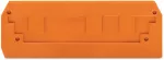Ścianka końcowa/wewnętrzna gr. 2,5 mm, pomarańczowa 284-339