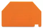 Ścianka rozdzielająca gr. 2 mm wystająca, pomarańczowa 284-322