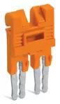 Mostek z izolacją 2-tor., pomarańczowy 282-432/100-000