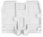 Ścianka końcowa z uchwytem montażowym M3 gr. 2,5 mm, jasnoszara