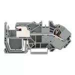 1-przewodowa złączka do przewodu wyrówna 16 mm², szara 2016-7711