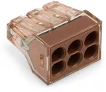 Złączka do puszek instalacyjnych do przewodów jednodrutowych