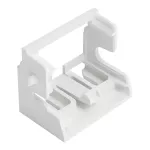 Adapter montażowy do złączek 10-przewodowych seria 221, 4 mm²; biały