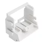 Adapter montażowy do złączek 10-przewodowych seria 221, 4 mm²; biały