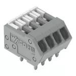 Złączka do płytek drukowanych suwak 0,5 mm² RM 2,5 mm 9-bieg, szara