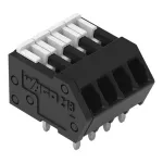 Złączka THR do płytek drukowanych suwak 0,5 mm² RM 2,5 mm 3-bieg, czarny