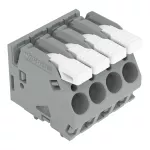 Złączka do płytek drukowanych dźwignia 6 mm² RM 7,5 mm 10-bieg, szara 2706-160