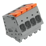 Złącze do PCB dźwignia 16 mm² raster 10 mm 4-bieg., szary