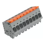 Złącze do PCB dźwignia 16 mm² raster 10 mm 9-bieg., szary